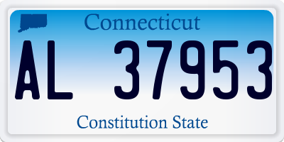 CT license plate AL37953