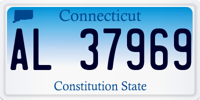 CT license plate AL37969
