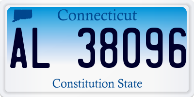 CT license plate AL38096