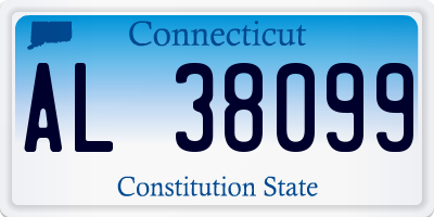 CT license plate AL38099