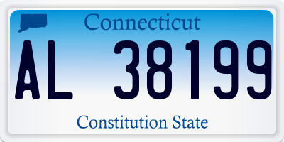 CT license plate AL38199