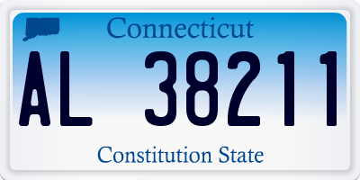 CT license plate AL38211