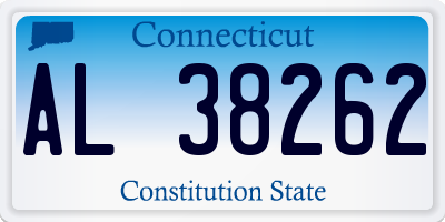 CT license plate AL38262