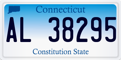 CT license plate AL38295