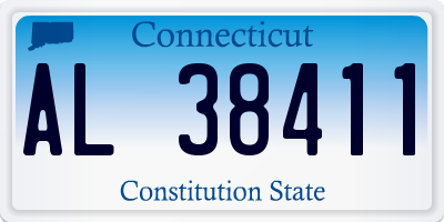 CT license plate AL38411