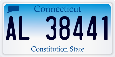 CT license plate AL38441