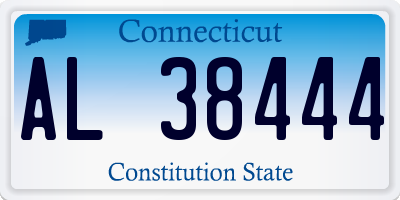 CT license plate AL38444