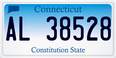 CT license plate AL38528