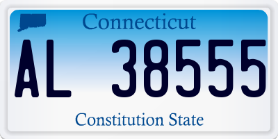 CT license plate AL38555