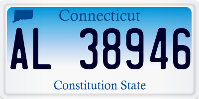 CT license plate AL38946