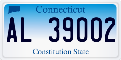 CT license plate AL39002
