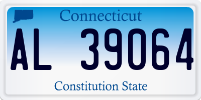 CT license plate AL39064