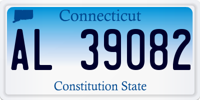 CT license plate AL39082