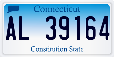 CT license plate AL39164