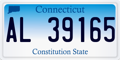 CT license plate AL39165