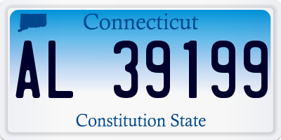 CT license plate AL39199