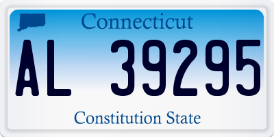 CT license plate AL39295