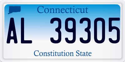 CT license plate AL39305