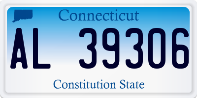 CT license plate AL39306