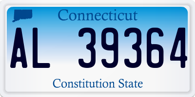 CT license plate AL39364