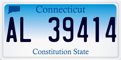 CT license plate AL39414