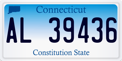 CT license plate AL39436