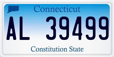CT license plate AL39499