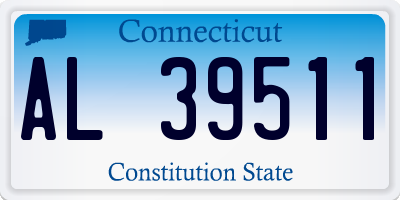 CT license plate AL39511