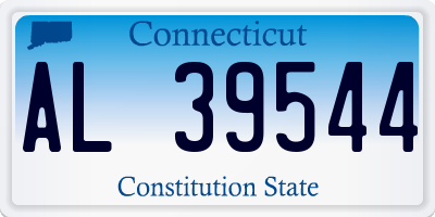 CT license plate AL39544