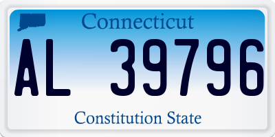 CT license plate AL39796