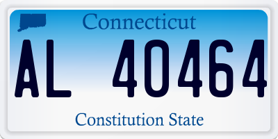 CT license plate AL40464