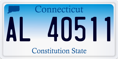 CT license plate AL40511