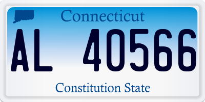 CT license plate AL40566
