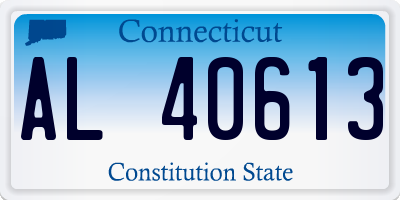 CT license plate AL40613