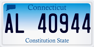 CT license plate AL40944