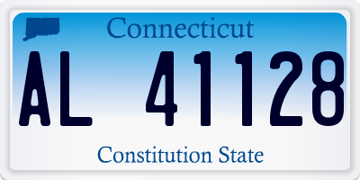 CT license plate AL41128