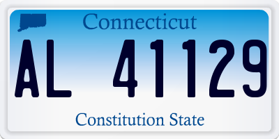 CT license plate AL41129