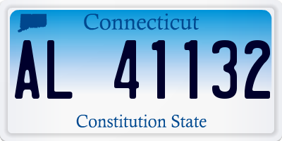 CT license plate AL41132