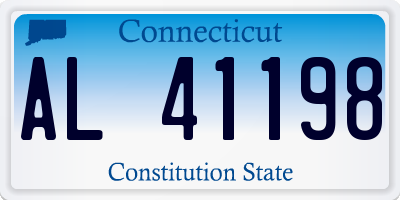 CT license plate AL41198