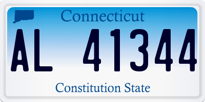 CT license plate AL41344
