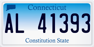 CT license plate AL41393