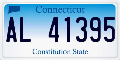 CT license plate AL41395