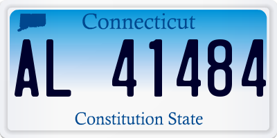 CT license plate AL41484