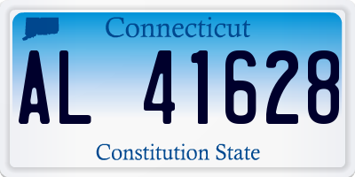 CT license plate AL41628
