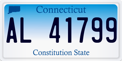 CT license plate AL41799