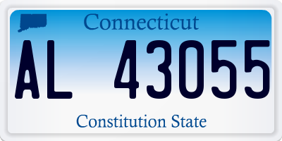 CT license plate AL43055