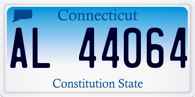 CT license plate AL44064