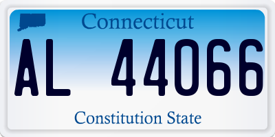 CT license plate AL44066