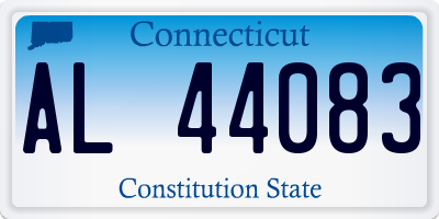 CT license plate AL44083