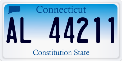 CT license plate AL44211